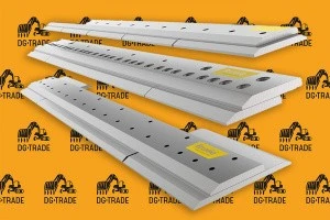 Нож двусторонний переднего ковша (8 отв.) 2345*20*210 мм (СТ65Г) JCB 993/99189